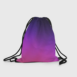 Рюкзак-мешок Розовофиолетовый градиент, цвет: 3D-принт
