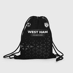 Рюкзак-мешок West Ham Champions Uniform, цвет: 3D-принт