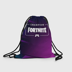 Рюкзак-мешок Fortnite Gaming Champion: рамка с лого и джойстико, цвет: 3D-принт