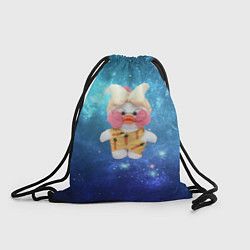 Рюкзак-мешок Lalafanfan Duck в космосе, цвет: 3D-принт