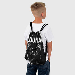 Рюкзак-мешок Группа Louna и Рок Кот, цвет: 3D-принт — фото 2