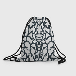 Рюкзак-мешок Animal Black and White Pattern, цвет: 3D-принт