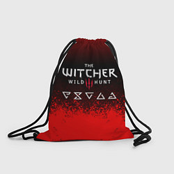 Рюкзак-мешок Witcher blood, цвет: 3D-принт
