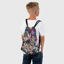 Рюкзак-мешок Цветы Летние В Цветущем Саду, цвет: 3D-принт — фото 2