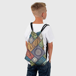 Рюкзак-мешок Мандала орнамент, цвет: 3D-принт — фото 2