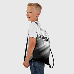 Рюкзак-мешок Papa roach Streak logo, цвет: 3D-принт — фото 2