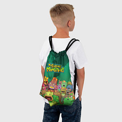 Рюкзак-мешок Персонажи Мои поющие монстры, цвет: 3D-принт — фото 2