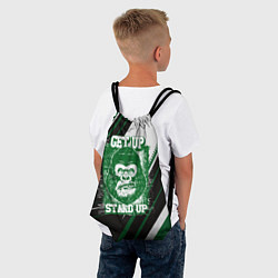 Рюкзак-мешок Голова злой гориллы, цвет: 3D-принт — фото 2
