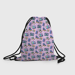 Рюкзак-мешок РЕТРО ПАТТЕРН 80-е, цвет: 3D-принт