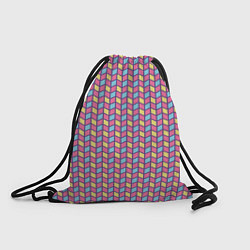 Рюкзак-мешок Геометрический паттерн, цвет: 3D-принт