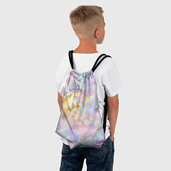 Рюкзак-мешок Зайка спит на месяце, цвет: 3D-принт — фото 2