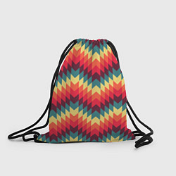 Рюкзак-мешок Мексиканские узоры, цвет: 3D-принт