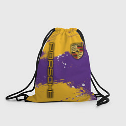 Рюкзак-мешок PORSCHE- LAKERS COLORS, цвет: 3D-принт