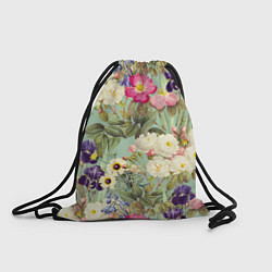 Рюкзак-мешок Красочные Цветы Лета, цвет: 3D-принт