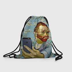 Рюкзак-мешок Ван Гог Селфи - Арт Портрет, цвет: 3D-принт