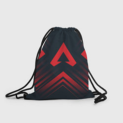 Рюкзак-мешок Красный символ Apex Legends на темном фоне со стре, цвет: 3D-принт