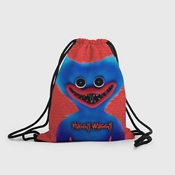 Рюкзак-мешок Хаги Ваги на красном фоне, цвет: 3D-принт