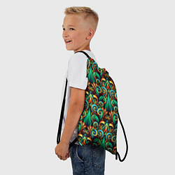 Рюкзак-мешок Объемные яркие узоры, цвет: 3D-принт — фото 2