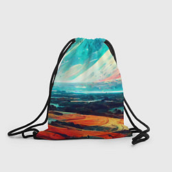 Рюкзак-мешок Космический ландшафт, цвет: 3D-принт