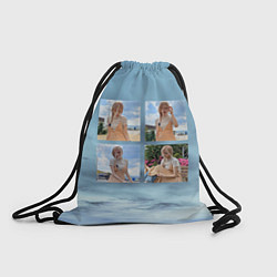 Рюкзак-мешок ROSE COLLAGE, цвет: 3D-принт