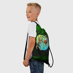 Рюкзак-мешок Кошачий бой - карате, цвет: 3D-принт — фото 2