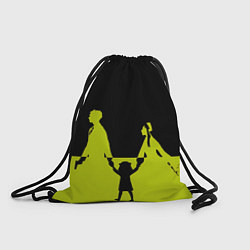 Рюкзак-мешок Семья шпиона Black&Yellow, цвет: 3D-принт
