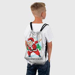 Рюкзак-мешок Dab Santa Merry Christmas, цвет: 3D-принт — фото 2