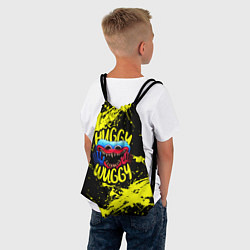 Рюкзак-мешок Хагги Вагги желтые брызги краски, цвет: 3D-принт — фото 2