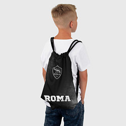 Рюкзак-мешок Roma sport на темном фоне: символ, надпись, цвет: 3D-принт — фото 2