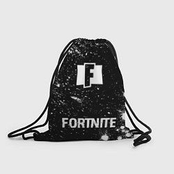Рюкзак-мешок Fortnite glitch на темном фоне: символ сверху надп, цвет: 3D-принт