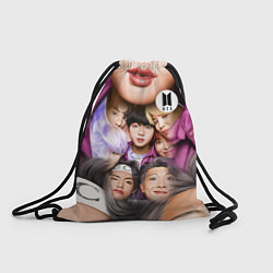 Рюкзак-мешок BTS Team Photo, цвет: 3D-принт