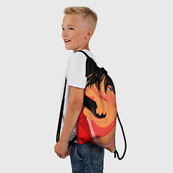 Рюкзак-мешок BTS JK ON, цвет: 3D-принт — фото 2