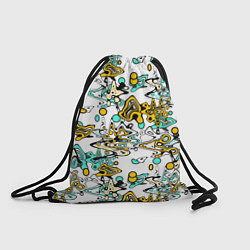 Рюкзак-мешок Abstract pattern waves and streaks, цвет: 3D-принт