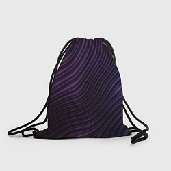 Рюкзак-мешок Волнистый металлик, цвет: 3D-принт
