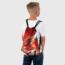 Рюкзак-мешок Jordan Graffiti Art, цвет: 3D-принт — фото 2