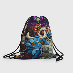 Мешок для обуви Shovel knight and enemy
