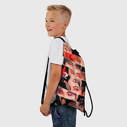 Рюкзак-мешок Stray Kids eyes full, цвет: 3D-принт — фото 2