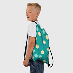 Рюкзак-мешок Нарисованные кружочки радости, цвет: 3D-принт — фото 2