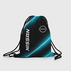 Рюкзак-мешок Nissan неоновые лампы, цвет: 3D-принт