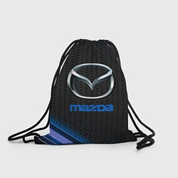 Рюкзак-мешок Mazda Абстракция карбон, цвет: 3D-принт