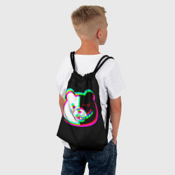 Рюкзак-мешок Danganronpa glitch monokuma, цвет: 3D-принт — фото 2
