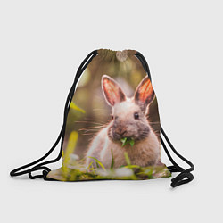 Рюкзак-мешок Милый кролик, цвет: 3D-принт
