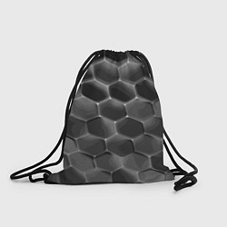 Рюкзак-мешок Черные камни, цвет: 3D-принт