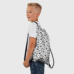 Рюкзак-мешок Череп без челюсти, цвет: 3D-принт — фото 2
