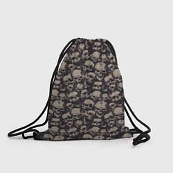 Рюкзак-мешок Череп и брызги, цвет: 3D-принт