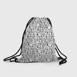Рюкзак-мешок Череп бесформенный, цвет: 3D-принт