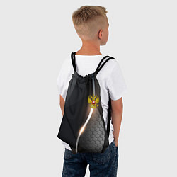 Рюкзак-мешок Герб РФ киберпанк, цвет: 3D-принт — фото 2