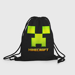 Рюкзак-мешок Minecraft: neon logo, цвет: 3D-принт