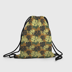 Рюкзак-мешок Милитари череп, цвет: 3D-принт