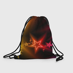 Рюкзак-мешок Звёзды с неоновым свечением, цвет: 3D-принт